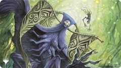 Ultra Pro - Playmat - MTG Duskmourn Alt Key Mythic Circle Green (Overlord of the Hauntwoods)